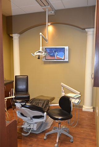 Comfortable Treatment Rooms with Leather Chairs